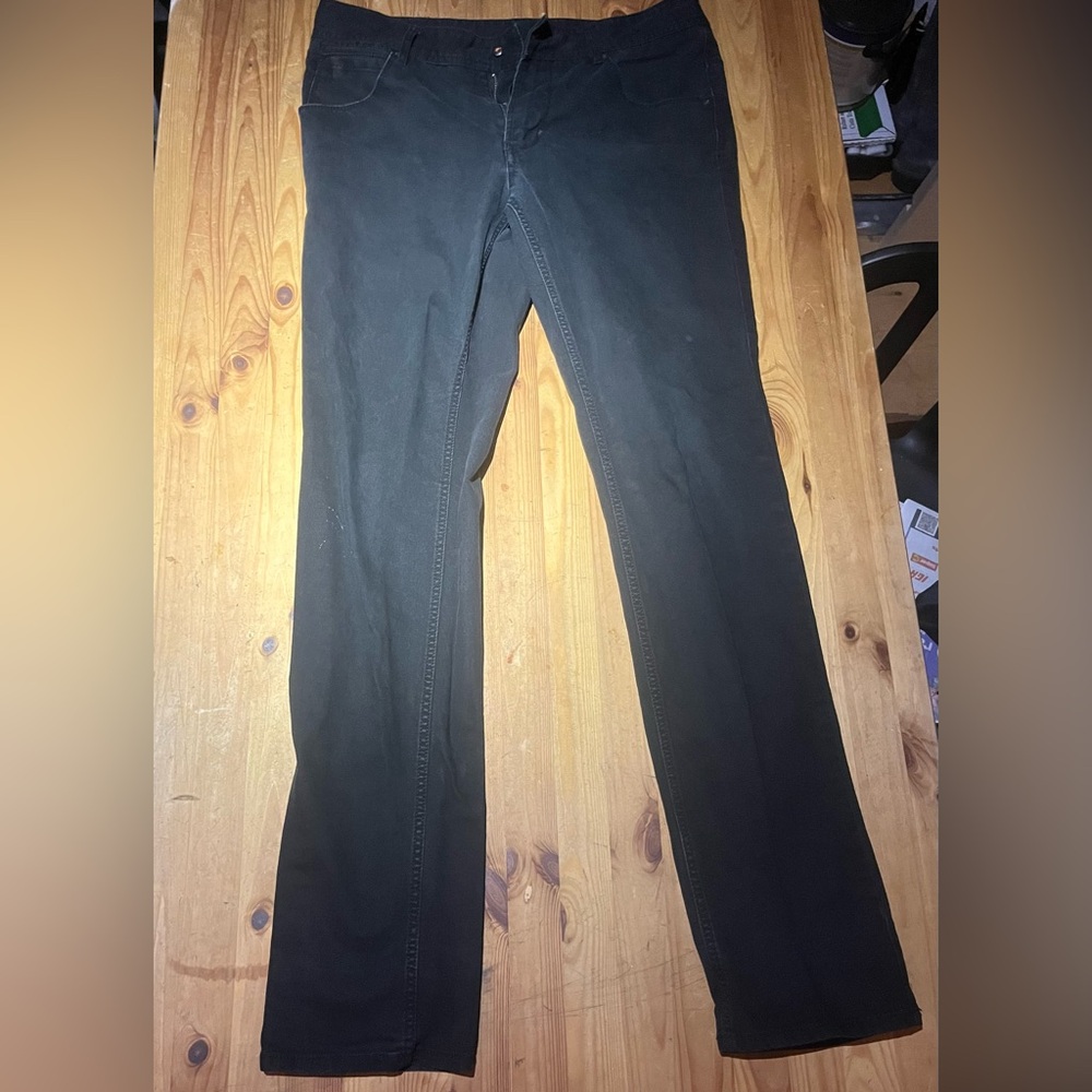 Classic Black Slim Straight Men's Jeans